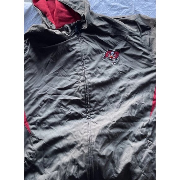 Vintage Tampa Bay Buccaneers Full Zip Windbreaker Jacket Men’s 2XL NFL Gameday - Picture 7 of 16